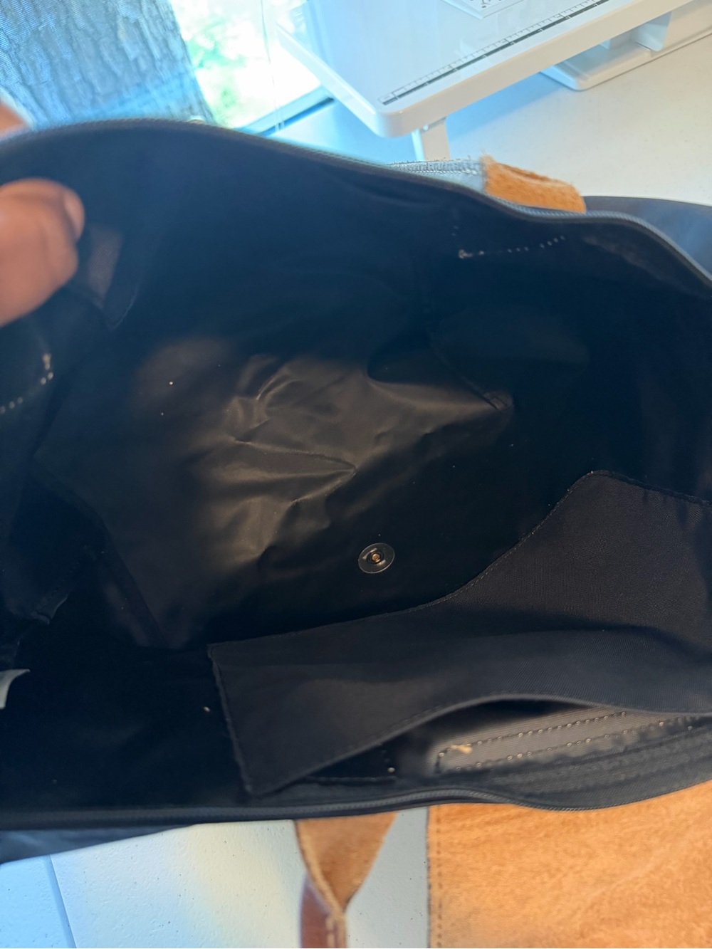 Longchamp Le Pliage Medium Nylon Tote Bag in Black - Picture 7 of 8